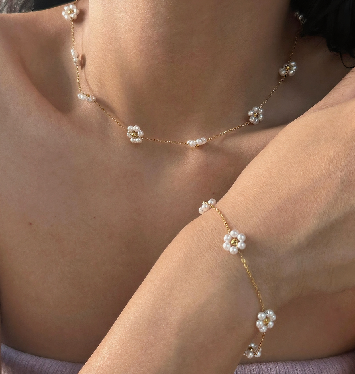 Golden Bloom – Summer Daisy Bracelet