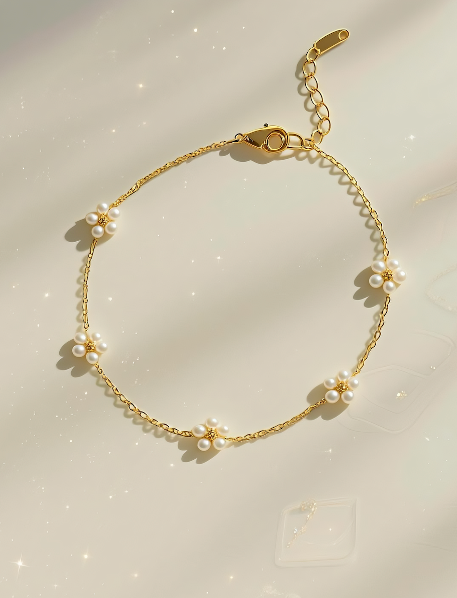 Golden Bloom – Summer Daisy Bracelet